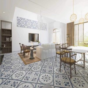 Alternative view of Gạch Bông Ốp Phòng Khách