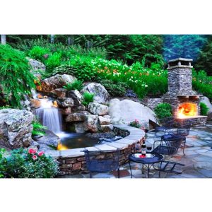 Tiểu Cảnh Thác Nước Sân Vườn Resort