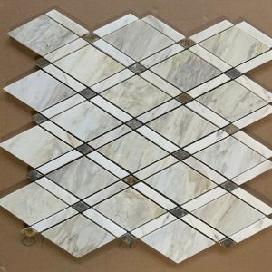 Đá Mosaic Họa Tiết Hình Thoi